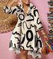 Women's Sexy Loose Casual Dress Imitation Letter Print Lapel For Spring/Autumn And Summer_ecoleips.com