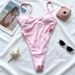 Women's Sexy Low Cut Sleeveless Backless High Cut Bodysuit European American Style Bikini Swimwear 2026 New_ecoleips.com