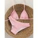 Women's Halter Bikini Set – Adjustable Tied Design & Solid Colors | High-Coverage & Comfortable Fit – Beach, Pool & Resort Swimwear_ecoleips.com