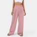 Suitable For All Seasons 2024 Women's Linen High Waist Wide Leg Casual Loose Long Pants_ecoleips.com