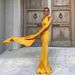 Women's Sexy Satin Ribbon Halter Strapless Sleeveless Maxi Dress – Elegant Party Evening Gown 2026_ecoleips.com