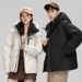 Men's Winter down Jacket 90% White Duck down Unisex Short Style Couple Sleeveless 2024 Trend National Standard_ecoleips.com