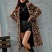 Luxury Leopard Print Trench Coat – Oversized Longline Faux Fur Jacket For Women (S-XXL)_ecoleips.com