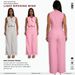 Women's Solid Color V Neck Sleeveless Vest Top Wide Leg Trousers Set Casual Loose Two Piece Spring/Autumn Wear_ecoleips.com