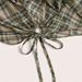 Sexy Y2K Retro Plaid Print Strapless Top Knotted Front Twisted Green European American Style Women's Clothing Wholesale_ecoleips.com