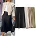 Women’s Clothing high waist double satin skirt women's spring and autumn style skirt_ecoleips.com