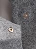 Women's Wool-Look Short Coat – Stand Collar Winter Outerwear, Lightweight Polyester, European Minimalist Style For Autumn & Winter_ecoleips.com