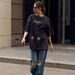 Women's Clothing Retro Old Washed High Street Cotton Short Sleeved T Shirt Fashionable Loose Simple Top_ecoleips.com
