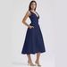 2026 Summer New Slim Fit Strap Long European And American Style Fashion Printed V-neck Elegant Dress_ecoleips.com