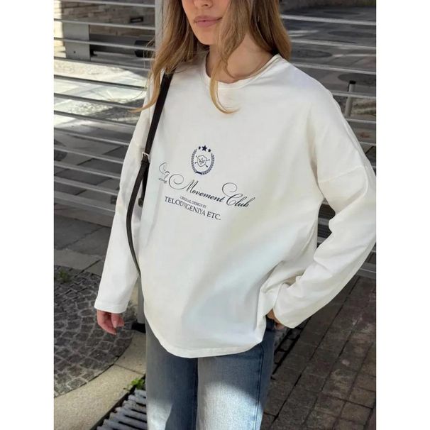 100% Cotton Long Sleeve T-Shirt 2025 Autumn European And American Style Fashionable Personality Trendy Artistic Print_ecoleips.com