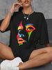 Summer European And American Cross-border Foreign Trade Wholesale T-shirts, Round-neck Casual Plus-size Loose_ecoleips.com