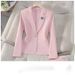 Women's Clothing Green Suit Jacket Spring And Autumn Commuting Waist Professional Wear High End Work Clothes_ecoleips.com