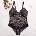 Cross-border Exclusive Sexy Lace Shapewear Bodysuit, Plus-size Shapewear, Butt-lifting, Tummy-tucking, Waist-cinching_ecoleips.com
