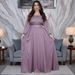 Muslim Women's Hot Diamond Belt Long Dress Evening Dress Long Dress_ecoleips.com