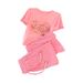 Women’S Clothing Women's Summer Fashion Suit Dopamine Stylish Age-Reducing Printed Short-Sleeved T Shirt Draped Drawstring Wide Leg Pants_ecoleips.com