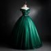Women's Clothing Green Off The Shoulder Prom Dress Women's Lace Sequins Formal Evening Gown One Shoulder Style New Party Wear_ecoleips.com