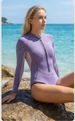 One-piece Wetsuit Women's Swimming, Surfing, Bikini, Sunscreen, Jellyfish Suit, Outdoor Sports, Long-sleeved Swimsuit_ecoleips.com