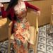 2024 New Chinese Style Improved Pure Desire Alluring Vintage Cheongsam High-End Dress With Mesh Cardigan Set_ecoleips.com