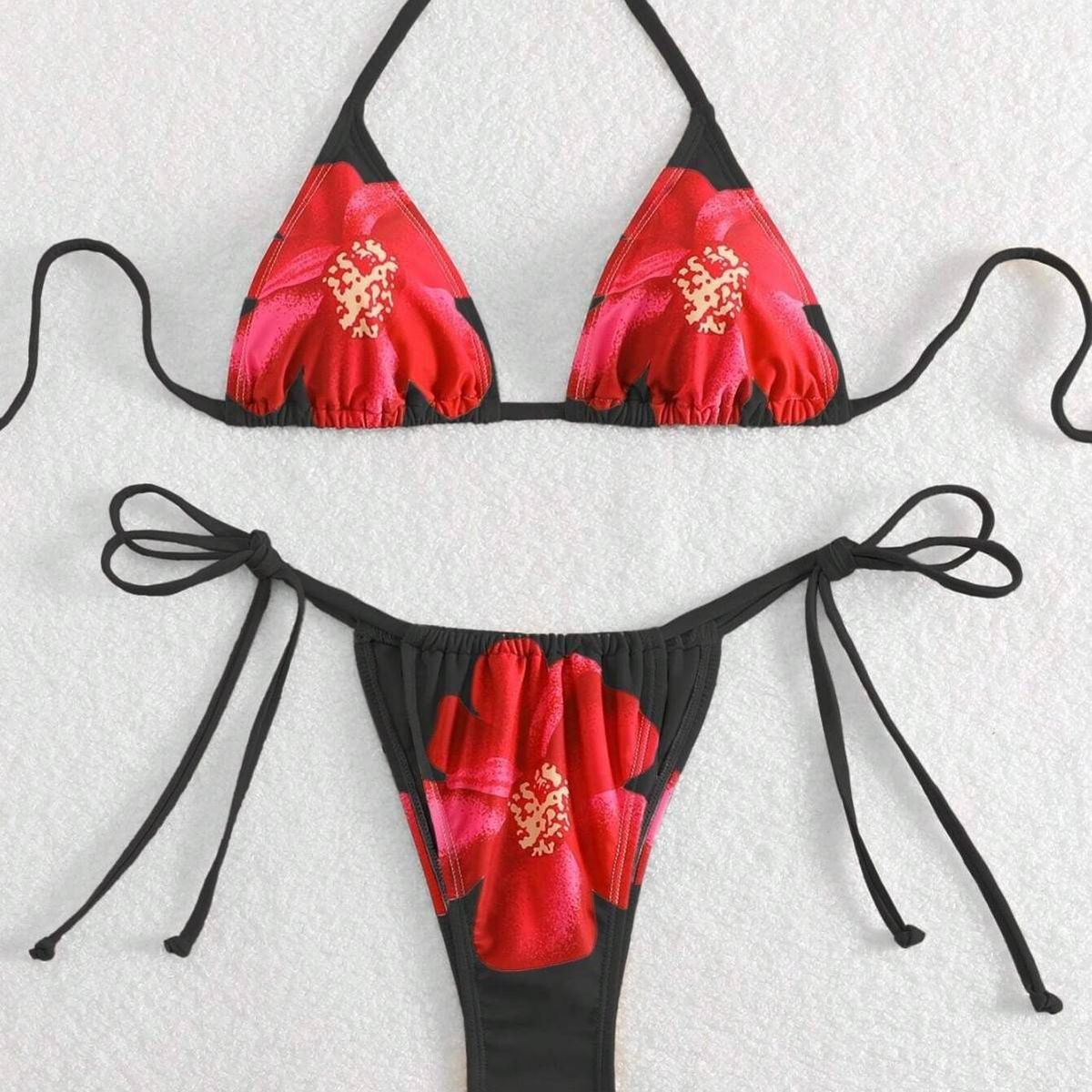 Women's Clothing Manufacturers specialize in supplying swimsuits, high waist bikinis, fixed edition printed three point sexy swimsuits, spot goods_ecoleips.com