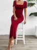 Women Fashion Long Sleeve Slim Fit Bodycon Dress Casual Club Night Out Party Wear_ecoleips.com