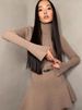 Versatile Knitted Turtleneck Short Dress Women Casual Slim Fit Long Sleeve Mini Dresses Female Spring Chic Elegant Street Party_ecoleips.com