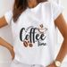 New Tops, Urban Girl Style, Vintage Letter Print T-shirt, Plus-size Clothing, Short-sleeve Women's T-shirt_ecoleips.com