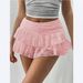 New European And American Multi-layer Cake Stacking Short Skirt Spice Girl Sexy Fashion Lace Short Skirt Skirt_ecoleips.com