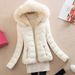 Women's Clothing New Autumn And Winter Fashion Short Cotton Coat For Women Small Cotton Jacket Large Size Hooded Coat Thick Warm Cotton Coat Trend_ecoleips.com