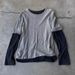 Effortless V-Neck Sun Protection Tee – Oversized Striped & Solid Long Sleeve (S-L)_ecoleips.com