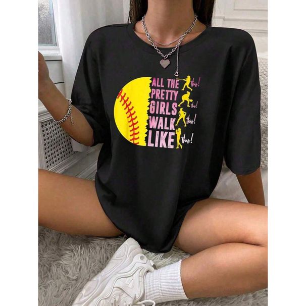 Girls European Size Pure Cotton Casual Printed Crew Neck Short Sleeve T-Shirt 1 Pack_ecoleips.com