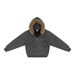 Women's Striped Hooded Zip-Up Sweatshirt – Detachable Faux Fur Trim, Lightweight & Fleece-Lined Options, Oversized Streetwear Style_ecoleips.com