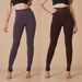 Women's Clothing Plus Size Fleece Lined Leggings Solid Color Thickened Leggings With Single Crotch And Footed Design For Warmth And Outerwear KC05_ecoleips.com