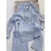 Effortless Blue Shirt & Wide-Leg Pants Set - Minimalist Office Wear For Women - Relaxed Fit Business Casual Outfit_ecoleips.com