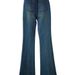 American Style Fleece-Lined High-Waisted Flared Jeans For Women, Autumn And Winter, Pear-Shaped Body, Slim Fit,_ecoleips.com