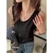 2026 New Women Summer Casual Tank Tops Solid Color All-Match Basic Sleeveless Vest Female Korean Simple Loose O-Neck Camis Top_ecoleips.com