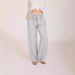 Aria Basics Cross-border Women's Clothing 2024 New Style European And American Plus-size Loose Striped Cotton-linen Casual_ecoleips.com