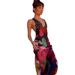 European And American Style 2023 Spring-summer New Women's Fashion Lace Trim Strapl Sexy Backl Slim-fit Printed_ecoleips.com