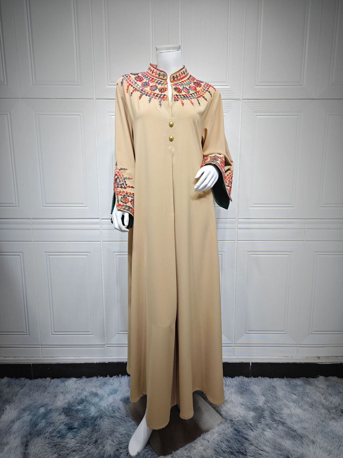 ng2510292 Ng2510292 Ng2510292 AB467 Muslim Women's Long Robe Spring Summer Fashion Ins New Dubai Embroidered Dress Jalabiya_ecoleips.com