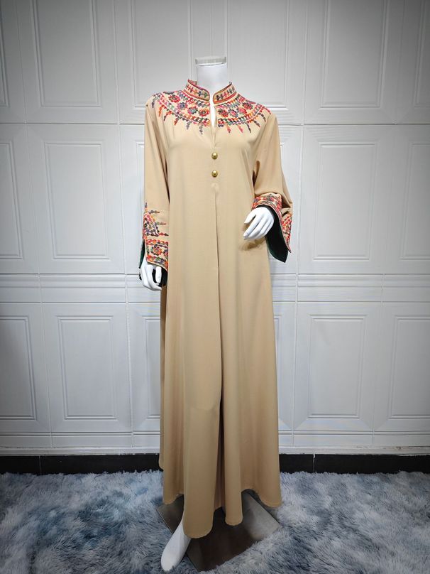 ng2510292 Ng2510292 Ng2510292 AB467 Muslim Women's Long Robe Spring Summer Fashion Ins New Dubai Embroidered Dress Jalabiya_ecoleips.com