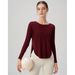 Women's Clothing Loose Sexy Off Shoulder Yoga Tops Casual Drape Sports Long Sleeved Tops_ecoleips.com