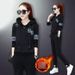 Plus Size Fleece-Lined Hoodie & Jogger Set – Oversized Casual Two-Piece Outfit For Women & Men (Black/Pink/Yellow/Light Grey, Sizes M-3XL)_ecoleips.com