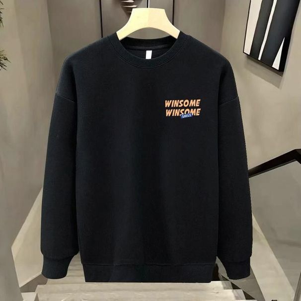 FW25 Matching Couple Cotton Crew Neck Sweatshirt - His & Hers_ecoleips.com
