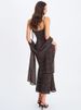 Mozision Polka Dot Backless Sexy Maxi Dress Women Elegant Sweetheart Neck Spaghetti Strap Sleeveless Bodycon Club Party Dresses_ecoleips.com