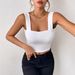Voya Women's 2026 Spring/Summer Cross-Border Milk Silk Wide-Shoulder Camisole For Women, Short Slim-Fit Versatile Top_ecoleips.com