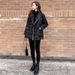 Women's Clothing New Women's Loose Plaid Woolen Coat Small Style Tweed Celebrity Splicing Small Suit_ecoleips.com