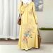 plus Size Women's Long Fashion Printed Pullover Dress Spring/Autumn Style Custom Sizes Available Regular Thickness_ecoleips.com