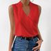Women's Casual V-Neck Pullover T-Shirts Solid Multi-Color Regular Fit Top_ecoleips.com