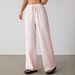 Amazon's New Cross-border European And American Foreign Trade Casual Loose Striped Drawstring Elastic Waist Multi-color_ecoleips.com