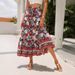European And American Cross-border Foreign Trade 2025 Summer New Bohemian Vacation Beach Casual Retro Floral Print Skirt_ecoleips.com
