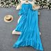 Yellow Ruffled Two Piece Suit for Women Slimming Elegant Sophisticated Resort Style Perfect for Spring And Autumn_ecoleips.com